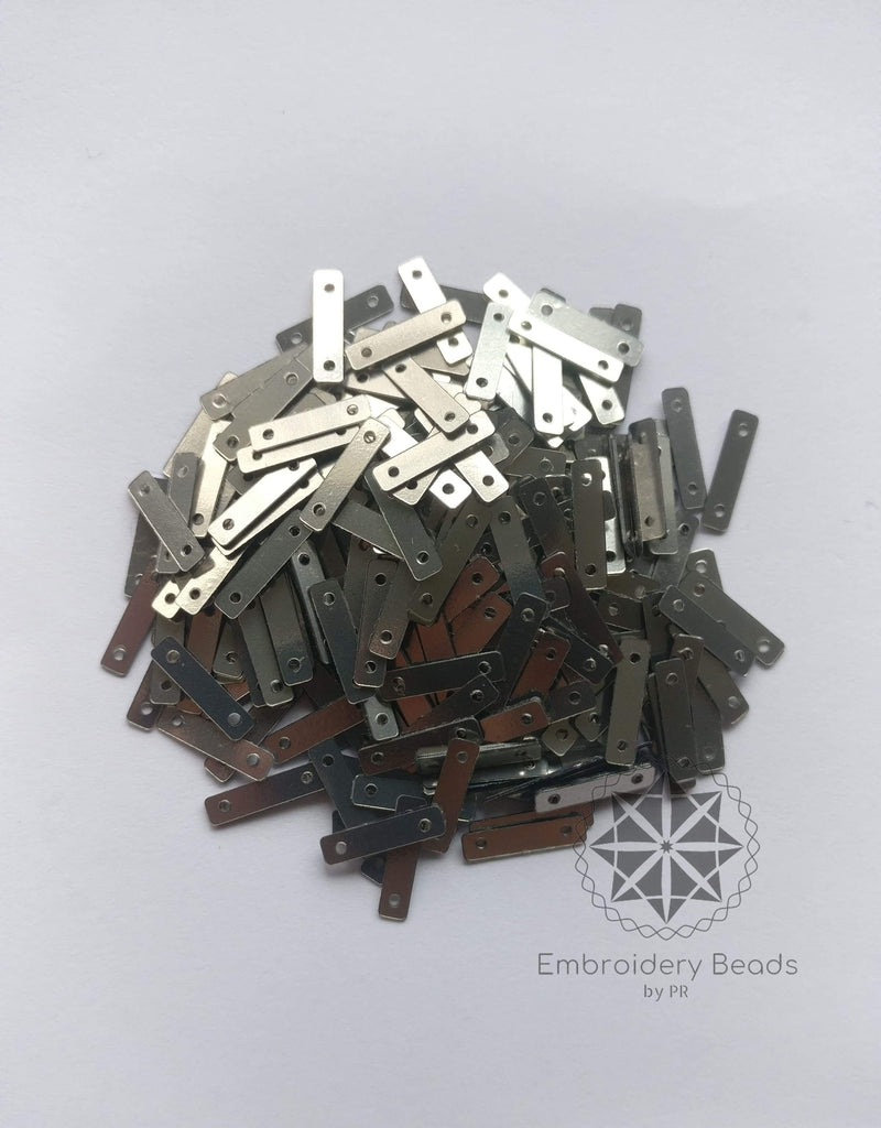 Rectangle Sequins Silver