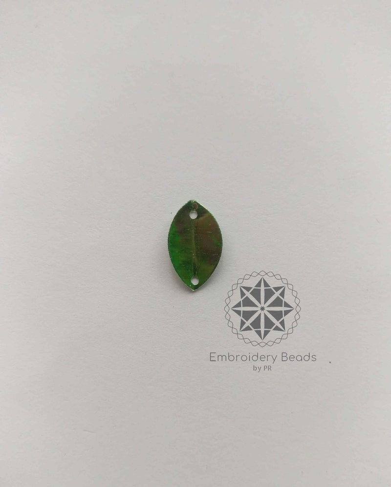 Leaf Shape Sequins Green