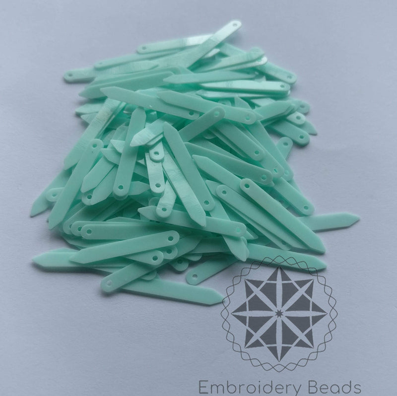 Rectangle Sequins Neon Green