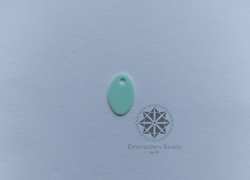 Oval Shape Sequins Mint