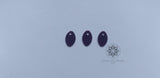 Oval Shape Sequins Purple