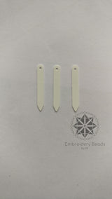 Pointed Arrow Sequins White