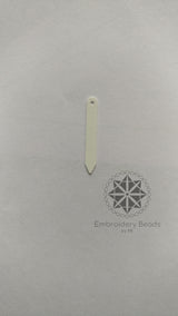 Pointed Arrow Sequins White