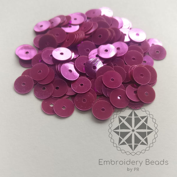 Round Sequins Dark Pink 3mm