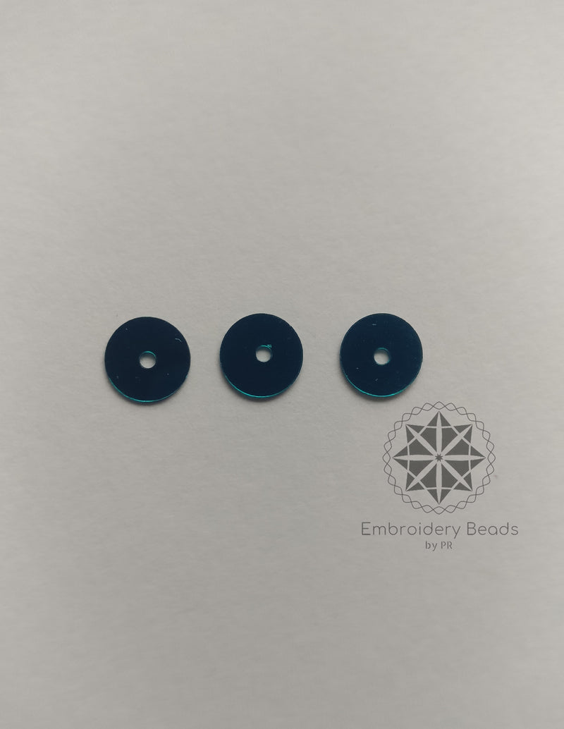 Round Sequins Blue 3mm