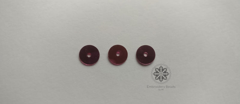 Round Sequins Pink 3mm