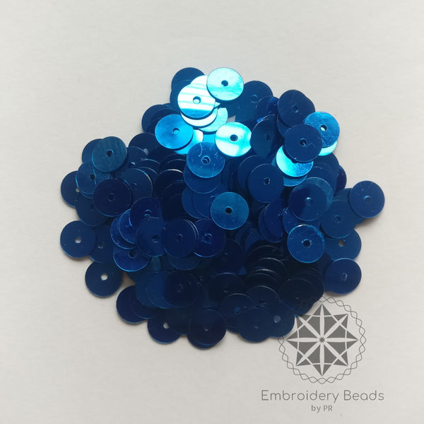 Round Sequins Royal Blue 5mm