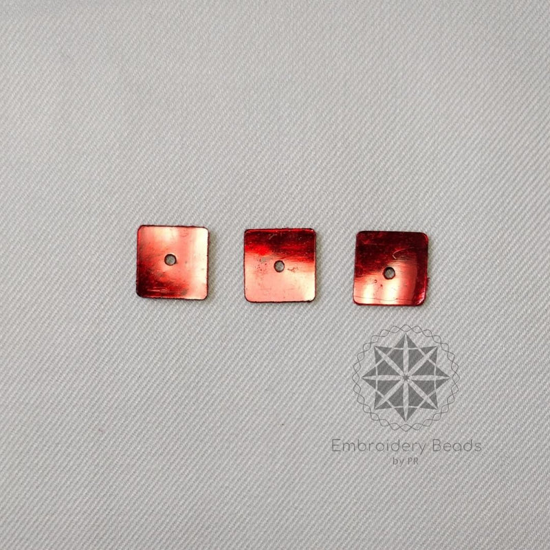 Square Sequins Maroon