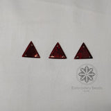 3D Triangle Sequins Maroon