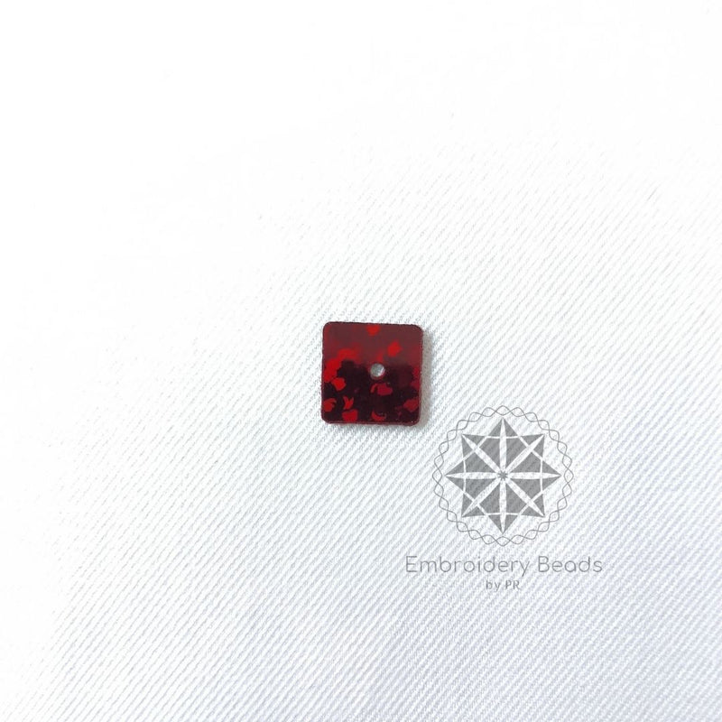 Square Sequins Dark Maroon