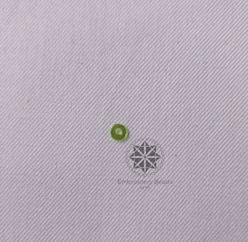 Round Sequins Neon Green