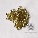 Round Cup Sequins Light Gold