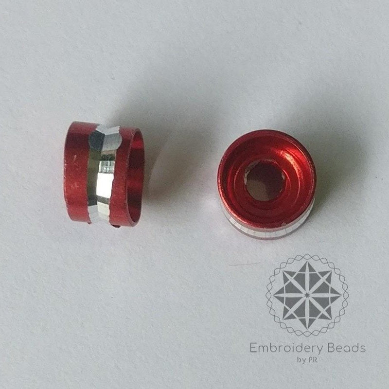 Ring Shape Beads Red
