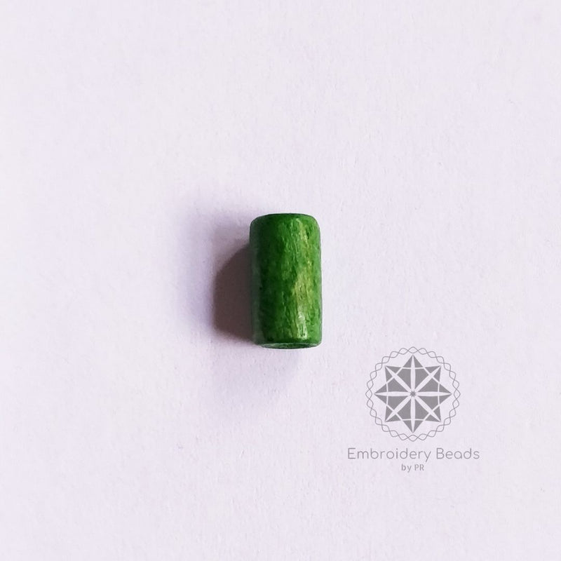 Cylindrical Beads Green