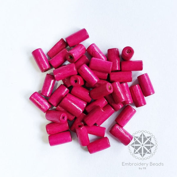 Cylindrical Beads Pink