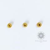 Cylindrical Beads Yellow