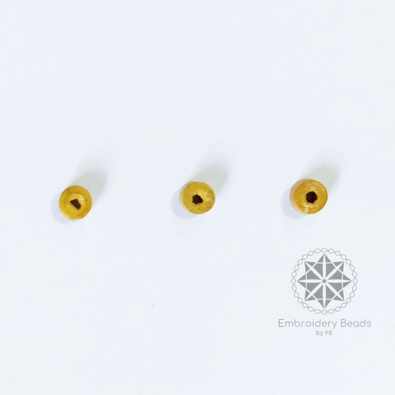 Cylindrical Beads Yellow