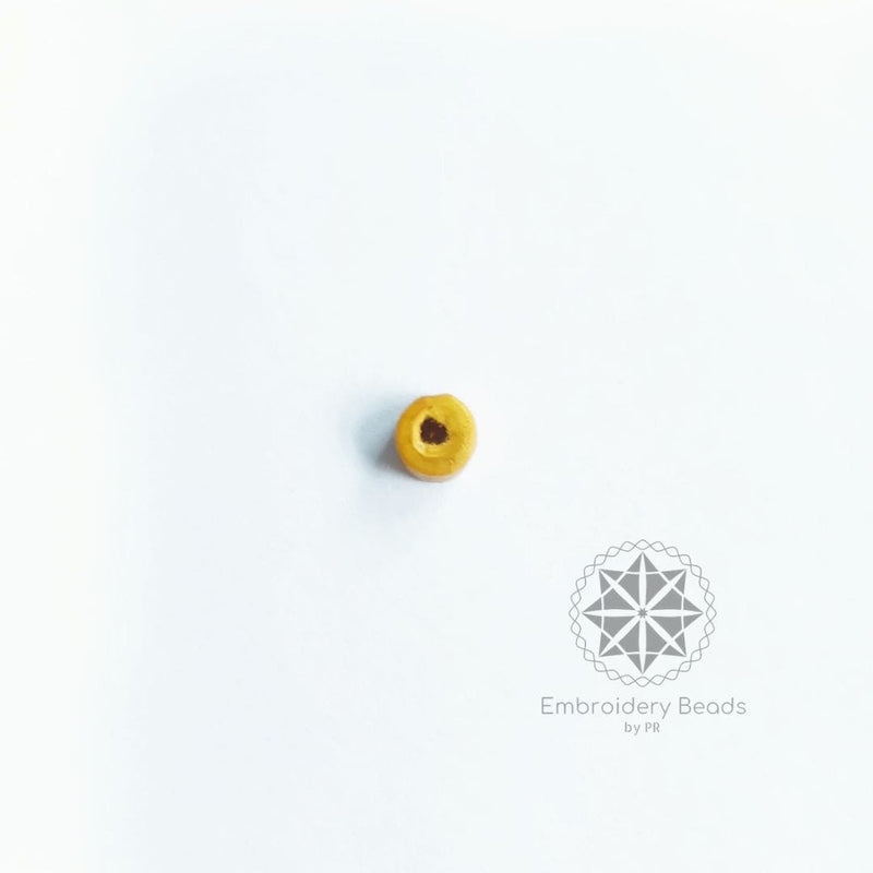 Cylindrical Beads Yellow