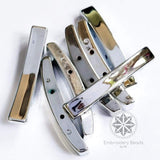 Rectangle Tube Silver 8*50mm