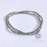 Kidney Beans Shape Beads Transparent Grey