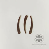 Sword Shape Sequins Brown