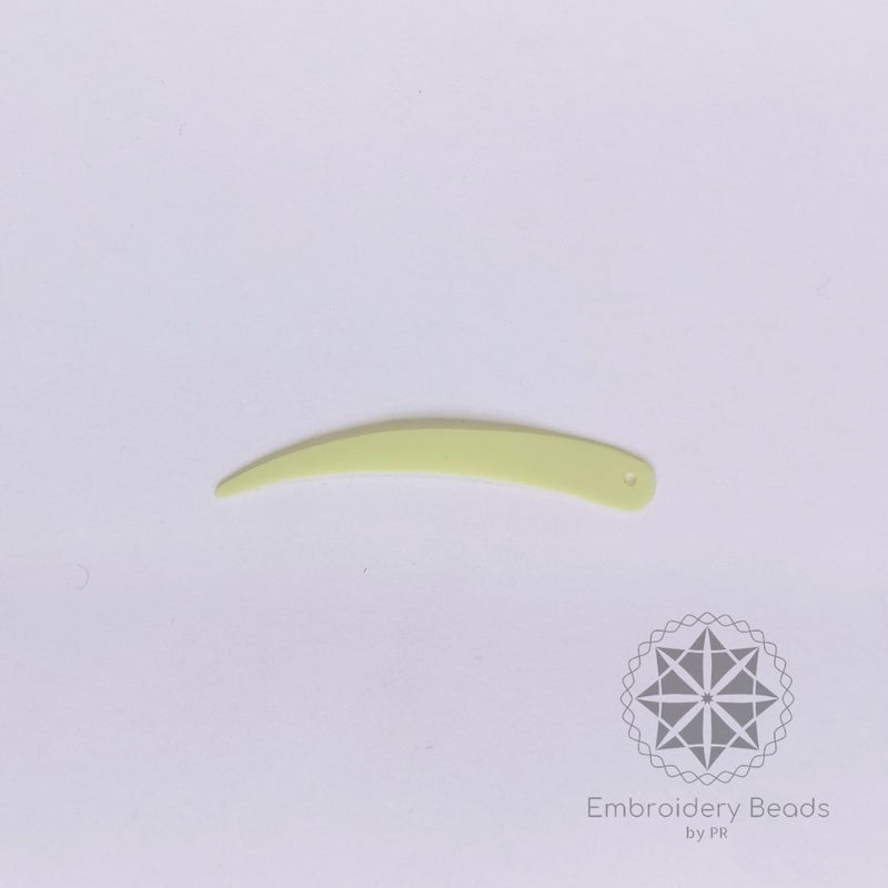 Sword Shape Sequins Lemon Green