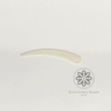 Sword Shape Sequins White