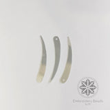 Sword Shape Sequins White