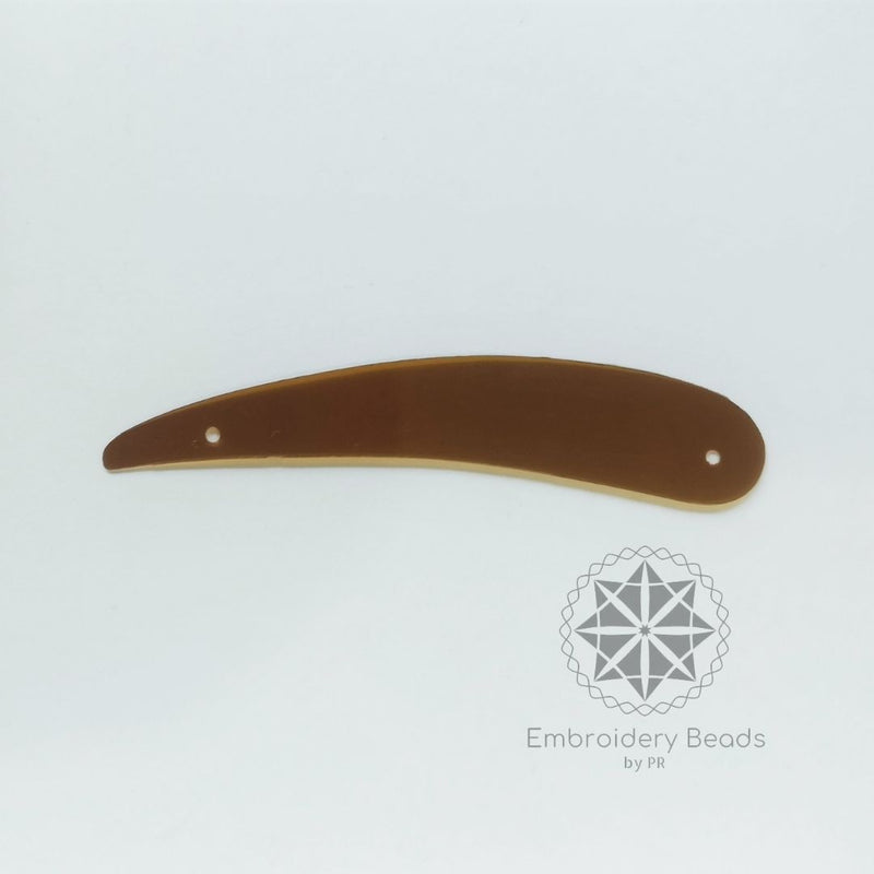 Sword Shape Sequins Brown