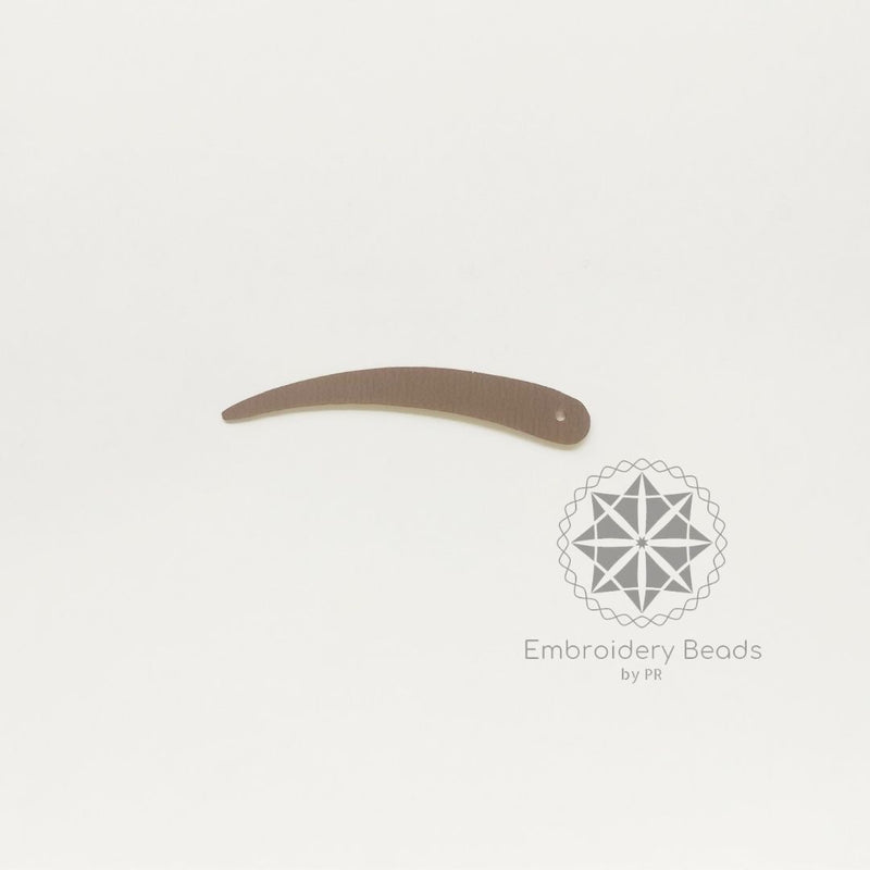 Sword Shape Sequins Brown