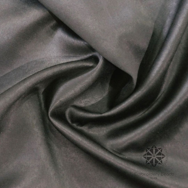 Silk Satin Black  54 Inch