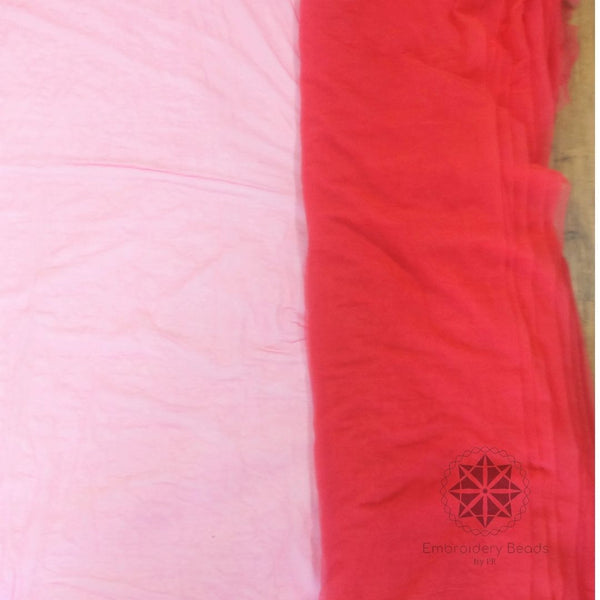 Tulle / Net Tomato red 52 Inch