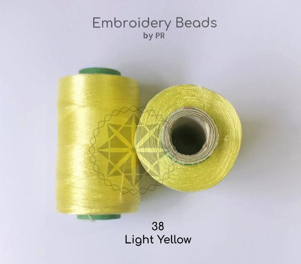 Rayon Silk Thread Light Yellow