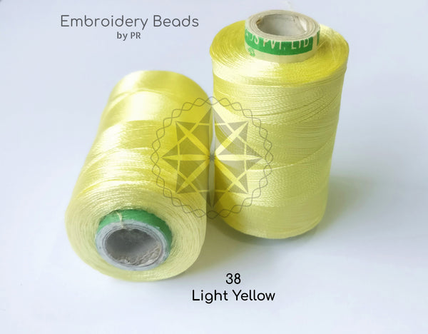 Rayon Silk Thread Light Yellow