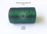 Rayon Silk Thread Dark Green