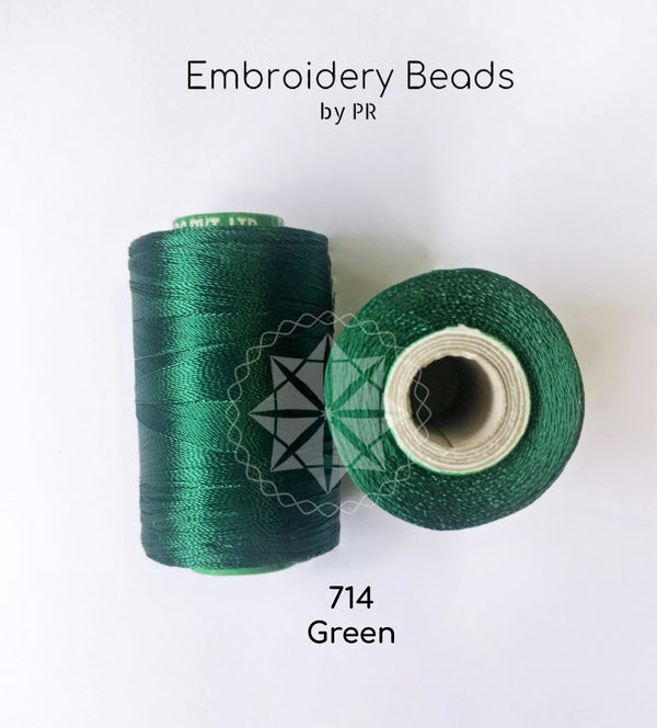 Rayon Silk Thread Green
