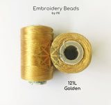 Rayon Silk Thread Golden ( 121L )