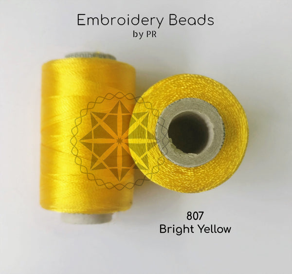 Rayon Silk Thread Bright Yellow