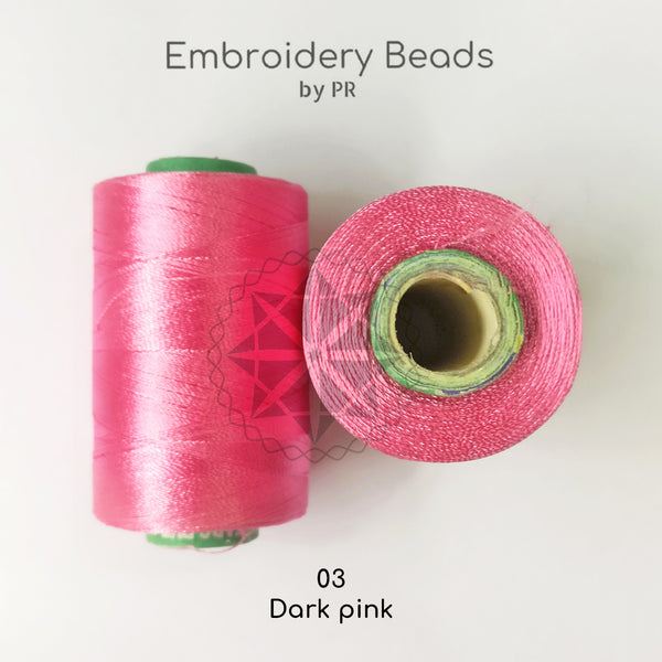 Rayon Silk Thread Dark Pink