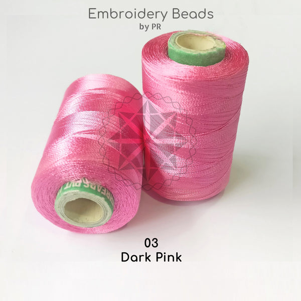 Rayon Silk Thread Dark Pink