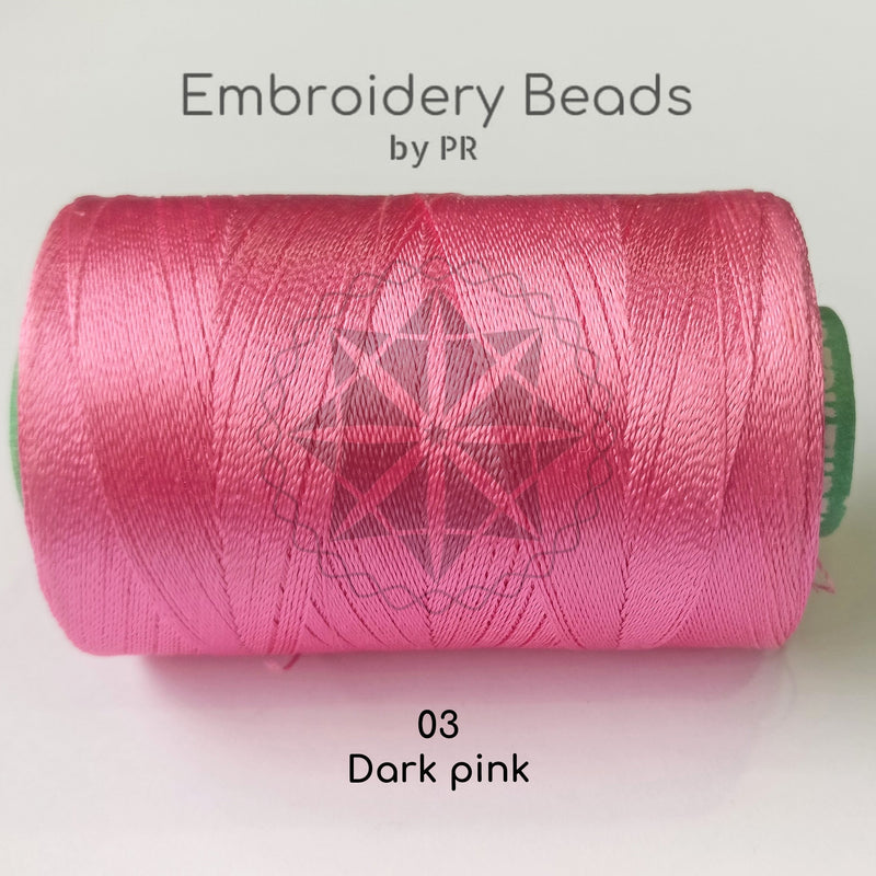 Rayon Silk Thread Dark Pink