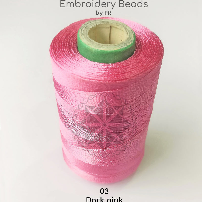 Rayon Silk Thread Dark Pink