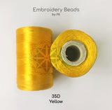 Rayon Silk Thread Yellow ( 35D )