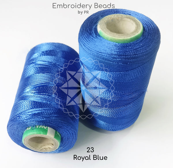 Rayon Silk Thread Royal Blue