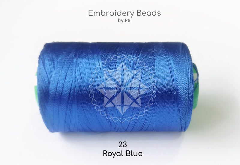 Rayon Silk Thread Royal Blue