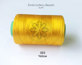 Rayon Silk Thread Yellow ( 35S )