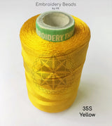 Rayon Silk Thread Yellow ( 35S )