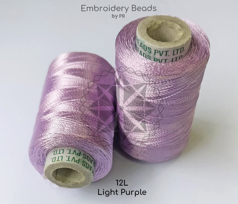 Rayon Silk Thread Light Purple