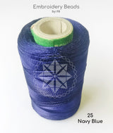 Rayon Silk Thread Navy Blue