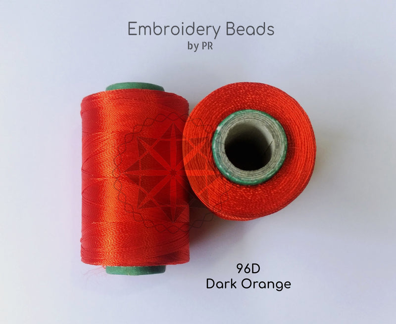Rayon Silk Thread Drak Orange